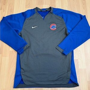 Nike Baseball Therma Dri Fit Chicago Cubs Pullover Mens Size Medium